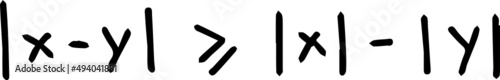math formula handwriting