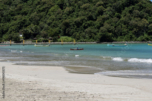 iew of beautiful Selong Belanak beach at Lombok Island. Lombok  Indonesia  March 22  2022