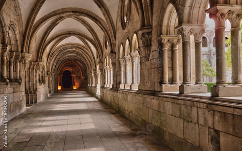Alcobaca, Portugal - july 10 2020 : historical monastery © PackShot