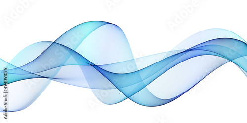 Color light blue abstract waves design