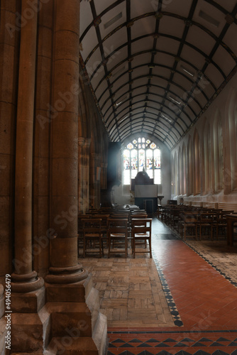 The interior of Truro Cathedral