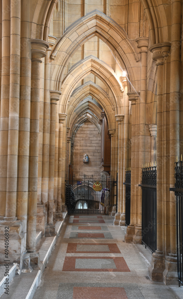 The interior of Truro Cathedral