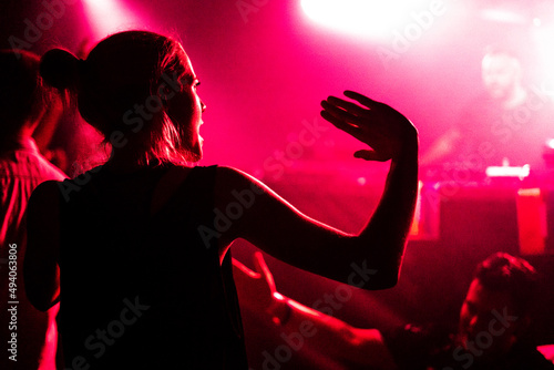 Gay people enjoying their afterparty night after the pride parade