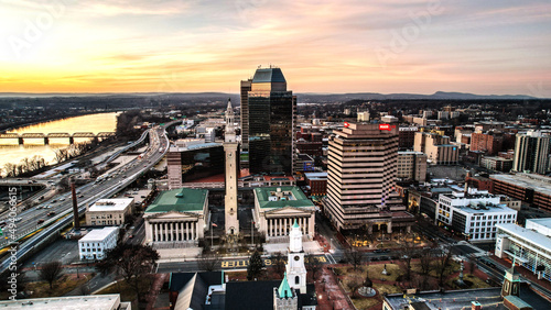 View of the city's skyline in Springfield