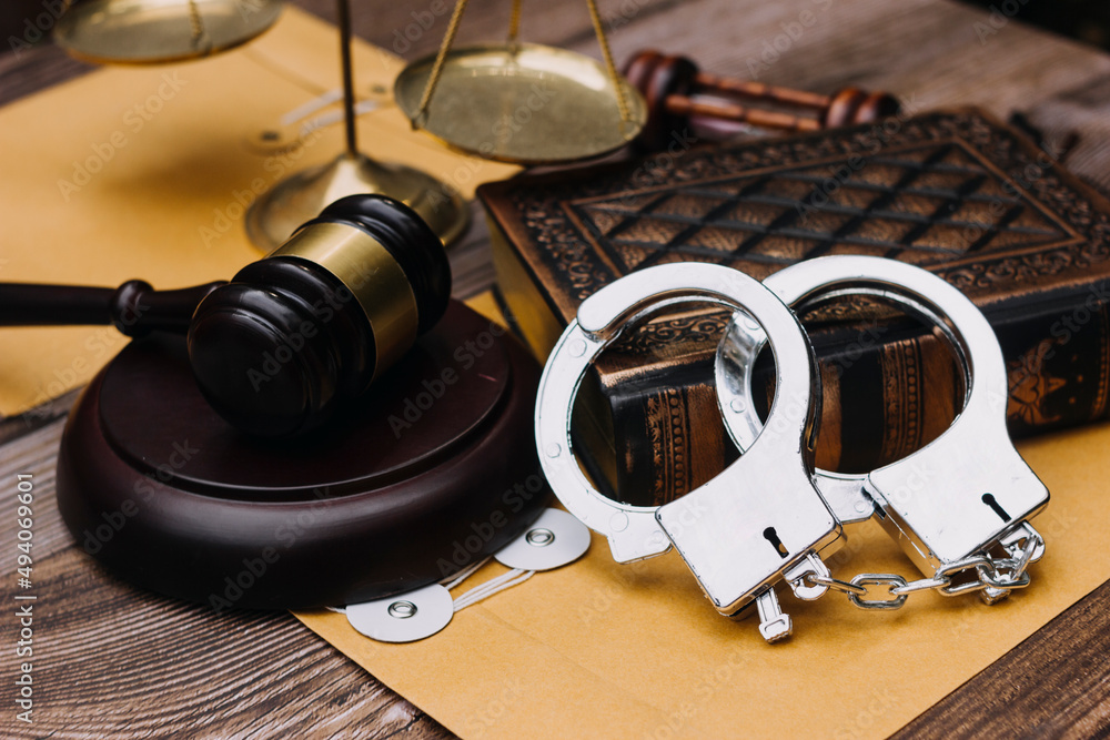 justice and law concept.Male judge in a courtroom on wooden table and Counselor or Male lawyer working in office. Legal law, advice and justice concept. justice and law concept.Male judge in a courtroom on wooden table and Counselor or Male lawyer working in office. Legal law, advice and justice concept.