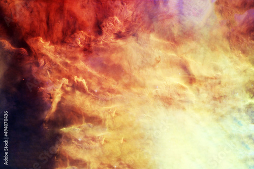 Bright red space. Elements of this image furnished by NASA
