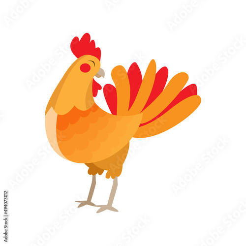 Isolated gen animated animals jungle vector illustration