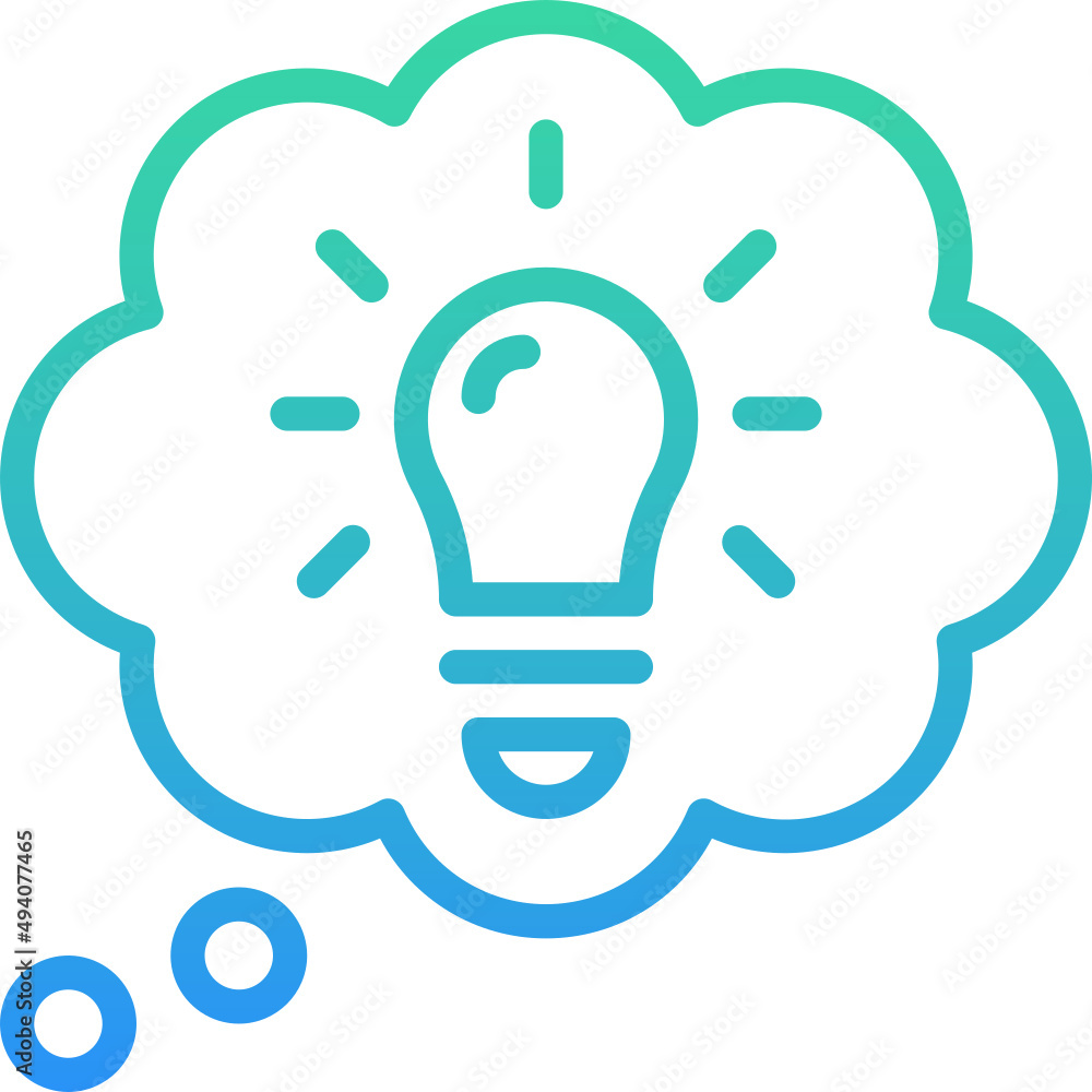 Idea thinking icon