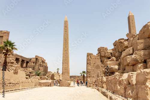 Fotografia Thutmose I Obelisk in Amun Temple, Karnak, Luxor