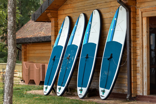 Canvas Print SUP surfboards