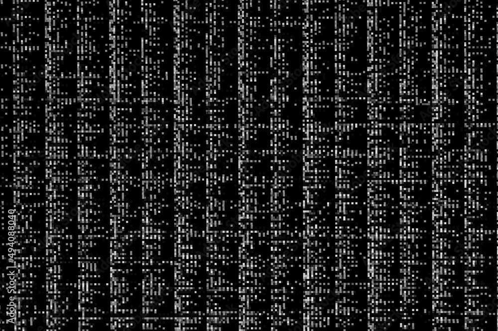 Pixel pattern of a digital glitch / Abstract black and white pixel pattern background of a digital glitch. Pixel pattern of a digital glitch / Abstract black and white pixel pattern background of a digital glitch.