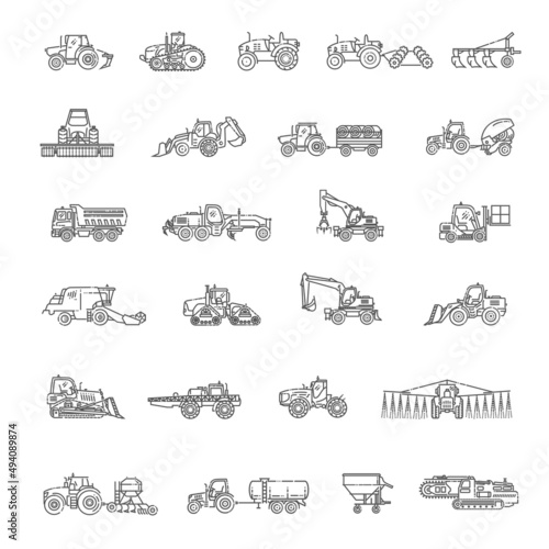 Agriculture and agricultural machinery. Vehicle for field farm work