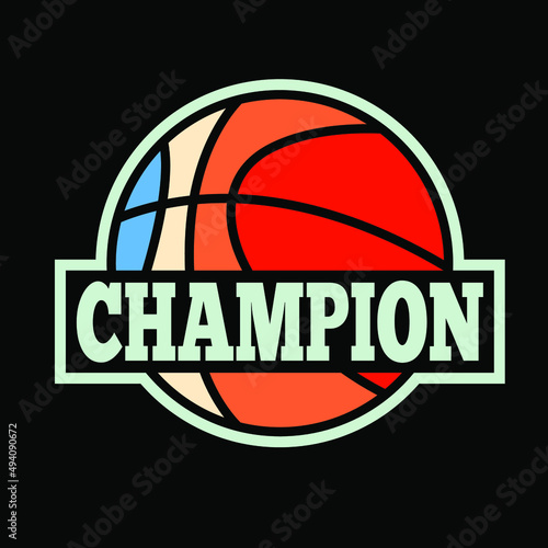 Basketball Typography High-Quality T-shirt Design Template, Sticker, Jersey, Logo