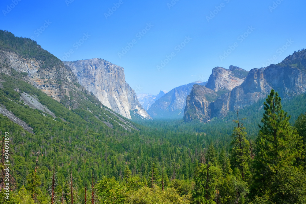 Views on hiking trail to Vernal fall.