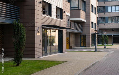 Residential building entrance
