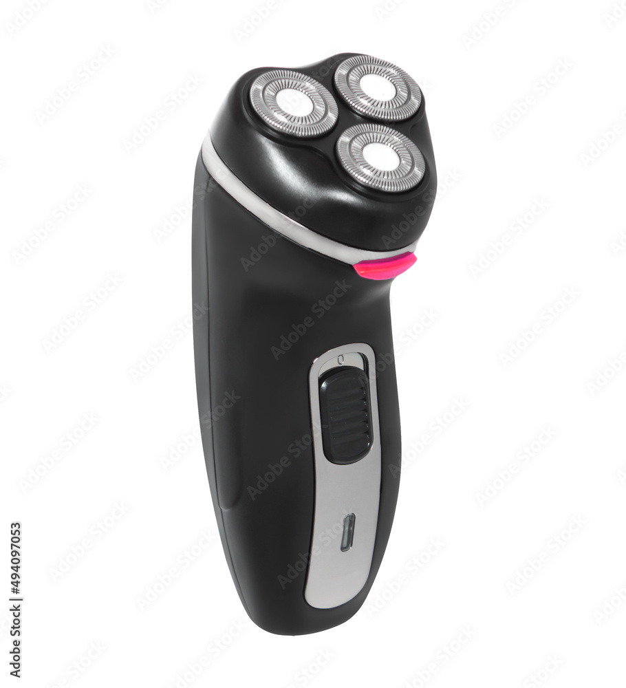 electric razor, shaving tool, on a white background in isolation