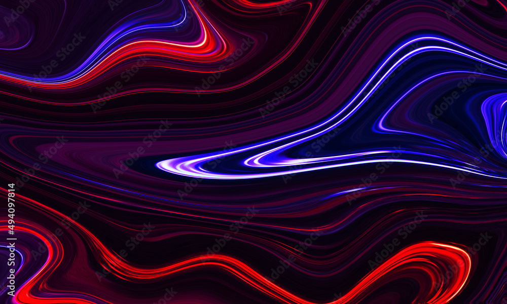 Obraz premium Fluid Abstract background of colorful liquid. Abstract texture of liquid acrylic. Abstract art of beautiful paint of marble.