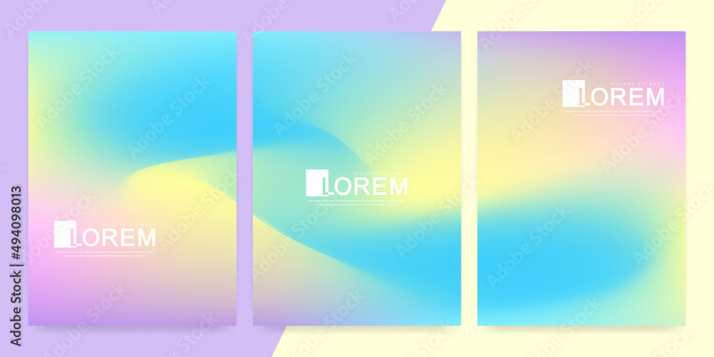 Cover design in pastel colors. Abstract sky pastel rainbow gradient background. Innovation modern background design. Ecology concept. Colorful 80s posters. Vector illustration Cover design in pastel colors. Abstract sky pastel rainbow gradient background. Innovation modern background design. Ecology concept. Colorful 80s posters. Vector illustration