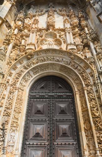 Portal des Convento de Cristo (Christuskloster) in Tomar, Portugal