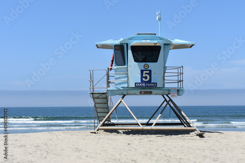 lifeguard tower on the beach
