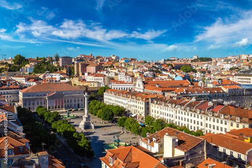 Panoramic view of Lisbon photo