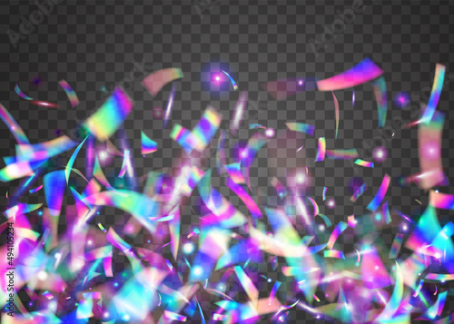 Kaleidoscope Sparkles. Blur Colorful Gradient. Iridescent Glare.