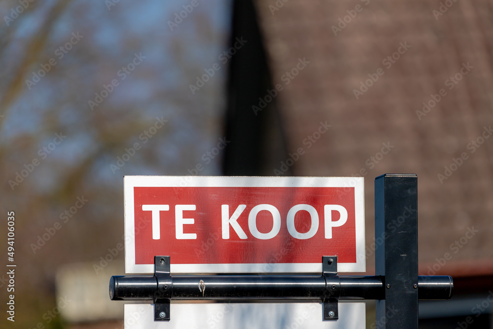 Business and marketing concept, Selective focus of advertisement for