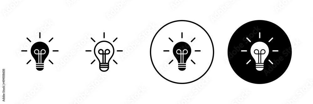 Lamp icons set. Light bulb sign and symbol. idea symbol. Lamp icons set. Light bulb sign and symbol. idea symbol.