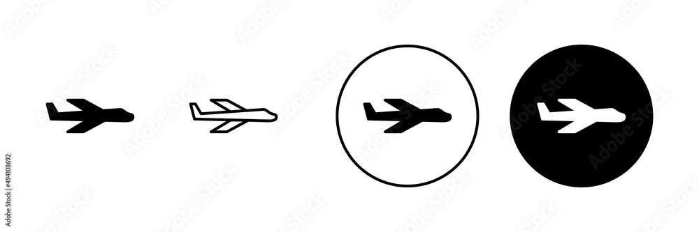 Plane icons set. Airplane sign and symbol. Flight transport symbol. Travel sign. aeroplane Plane icons set. Airplane sign and symbol. Flight transport symbol. Travel sign. aeroplane