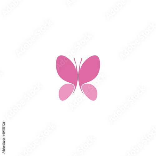 Butterfly logo icon design vector © siti