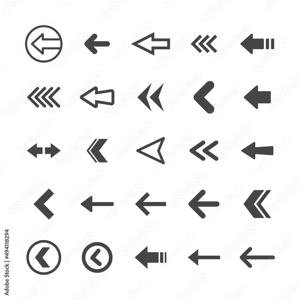 Arrow icons set. Vector Arrows collection. Arrow icons set. Vector Arrows collection.