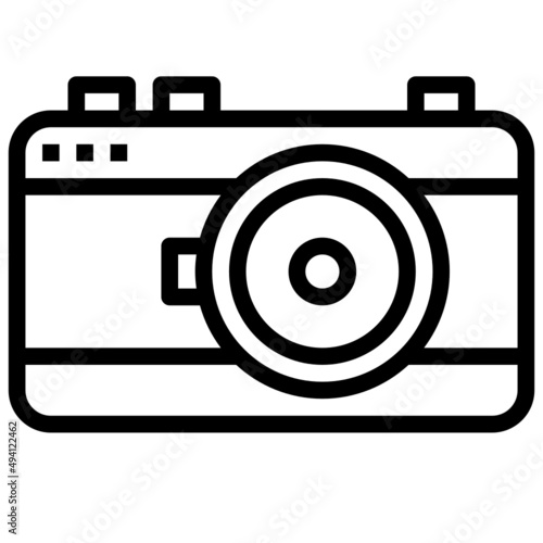 CAMERA line icon,linear,outline,graphic,illustration