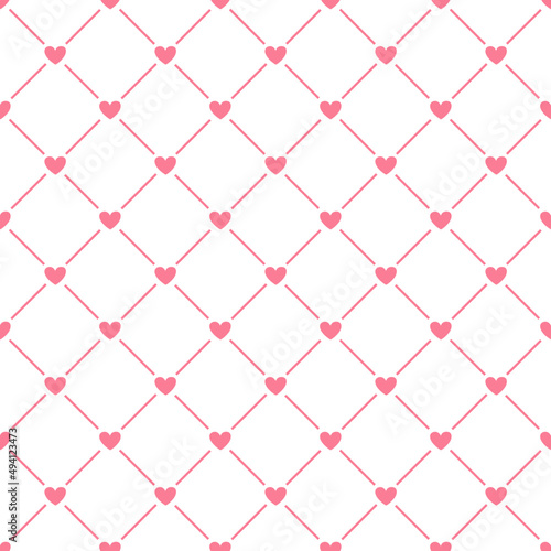 seamless pattern with hearts