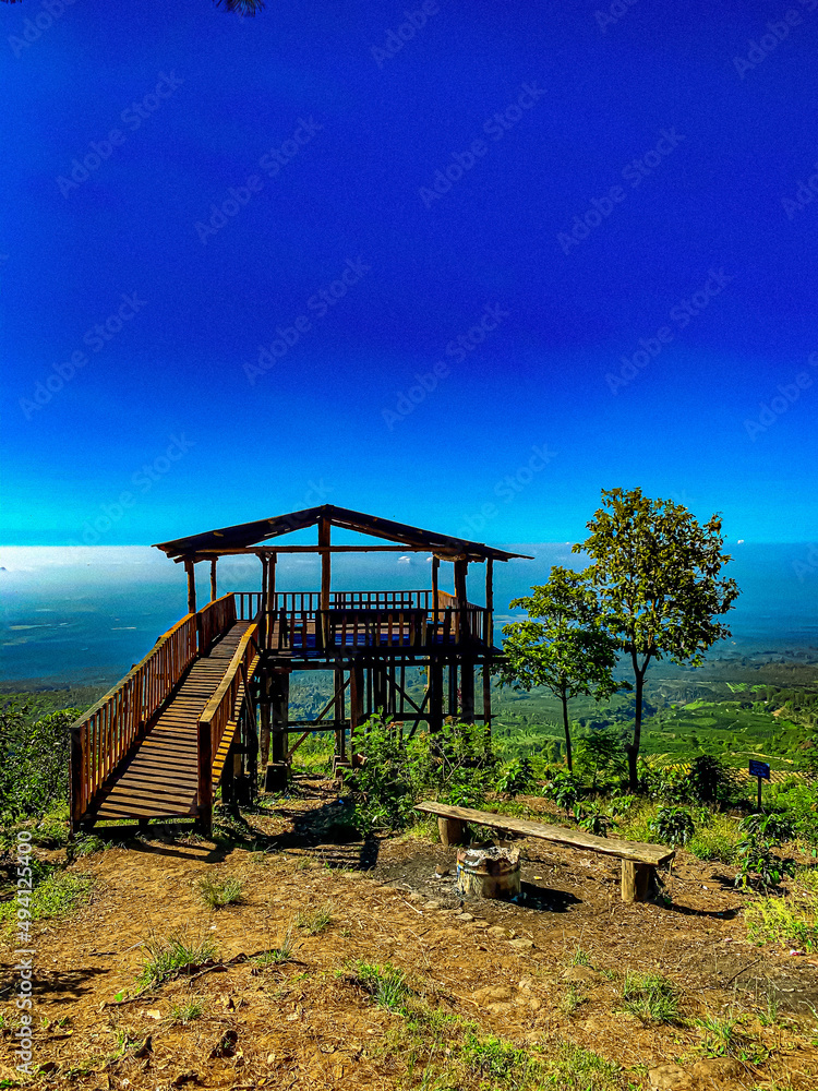 viewpoint from the hill of farm Las Nubes viewpoint from the hill of farm Las Nubes