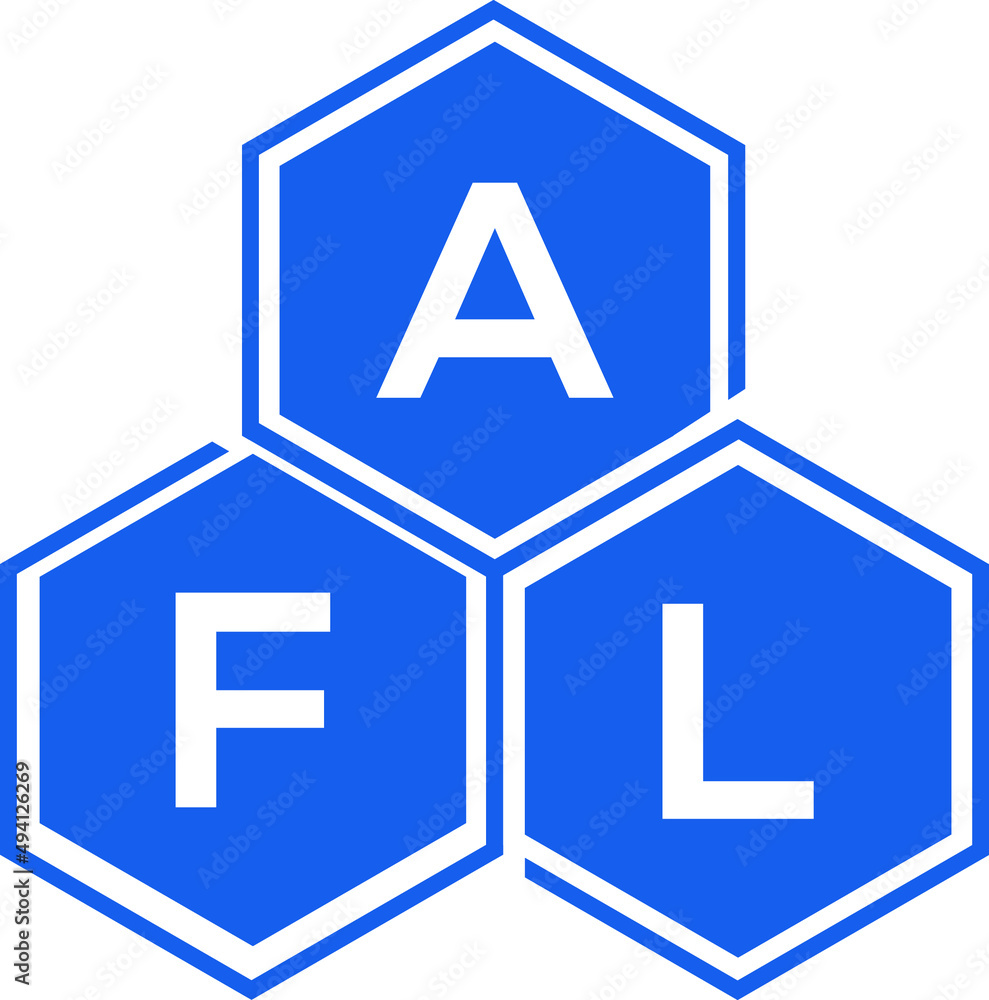 AFL letter logo design on White background. AFL creative initials letter logo concept. AFL letter design. AFL letter logo design on White background. AFL creative initials letter logo concept. AFL letter design.
