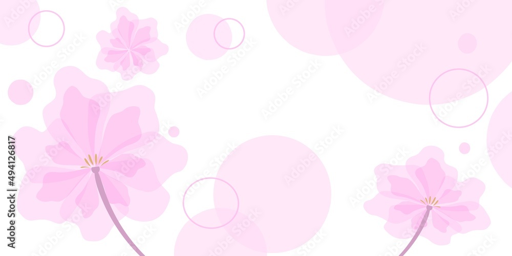 Abstract art background vector. Luxury minimalist style wallpaper with flowers, organic shapes, Vector background for banners, posters, Web and packaging.