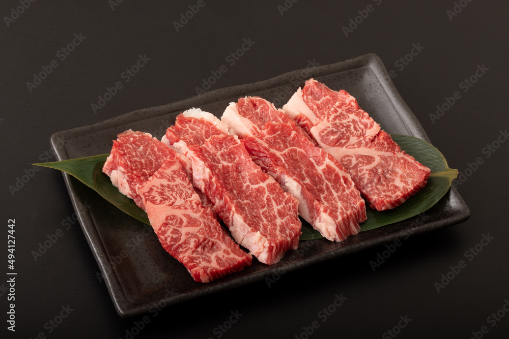 牛肉カルビ焼き肉用　バラ肉