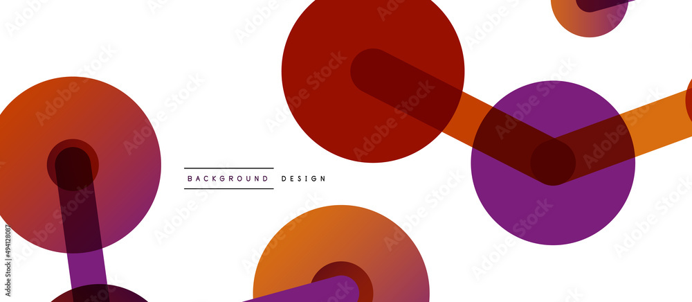 Abstract background. Round dots connected by lines. Trendy techno business template for wallpaper, banner, background or landing Abstract background. Round dots connected by lines. Trendy techno business template for wallpaper, banner, background or landing