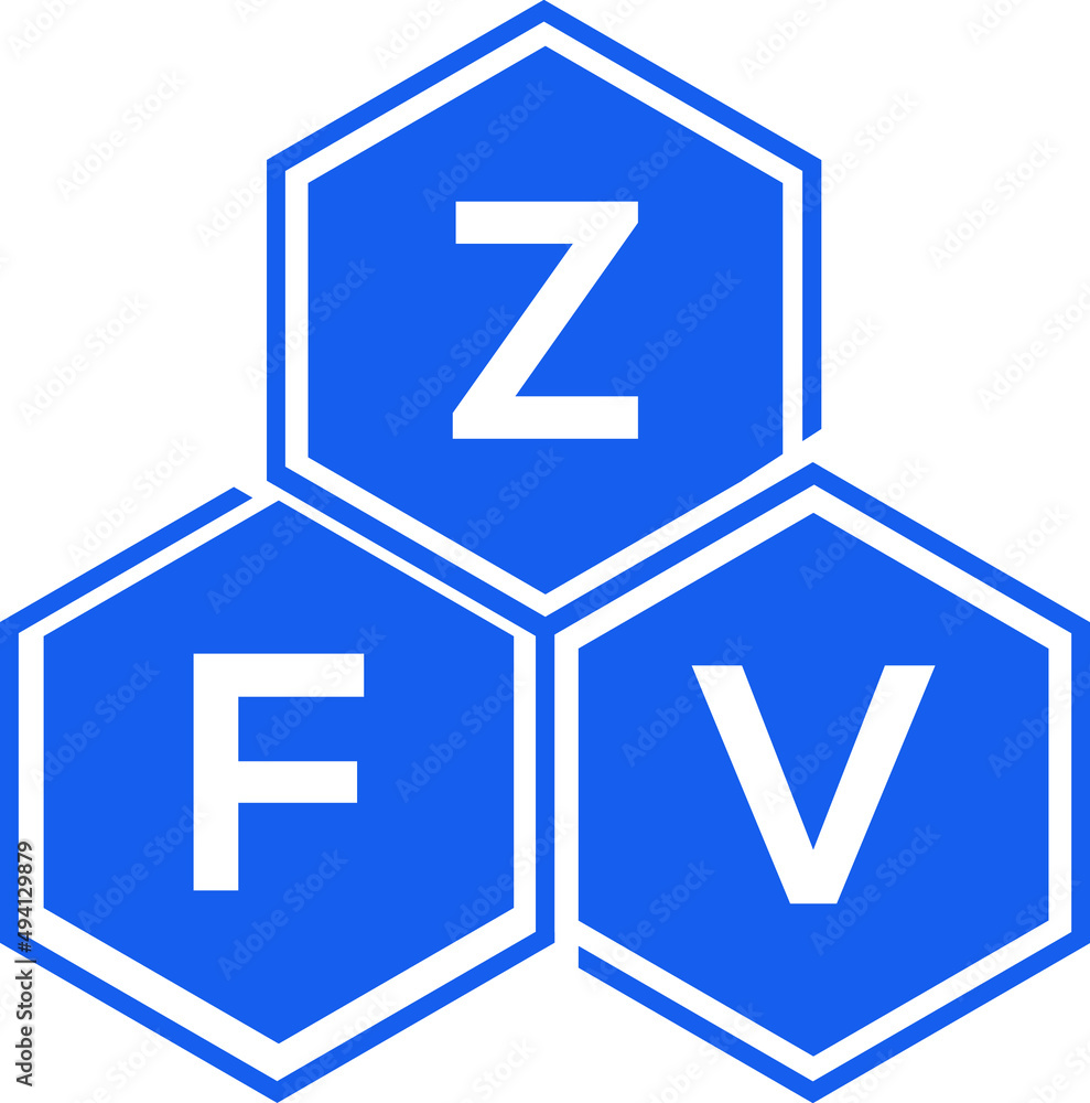 ZFV letter logo design on White background. ZFV creative initials letter logo concept. ZFV letter design. ZFV letter logo design on White background. ZFV creative initials letter logo concept. ZFV letter design.