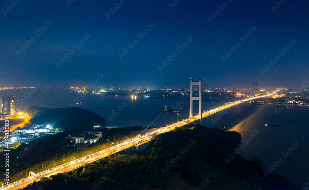 Jiangyin Bridge, Wuxi, Jiangsu Province, China