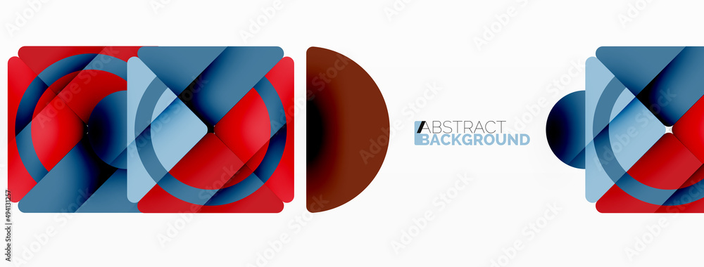 Creative geometric wallpaper. Minimal abstract background. Triangles and circles composition vector illustration for wallpaper banner background or landing page Creative geometric wallpaper. Minimal abstract background. Triangles and circles composition vector illustration for wallpaper banner background or landing page