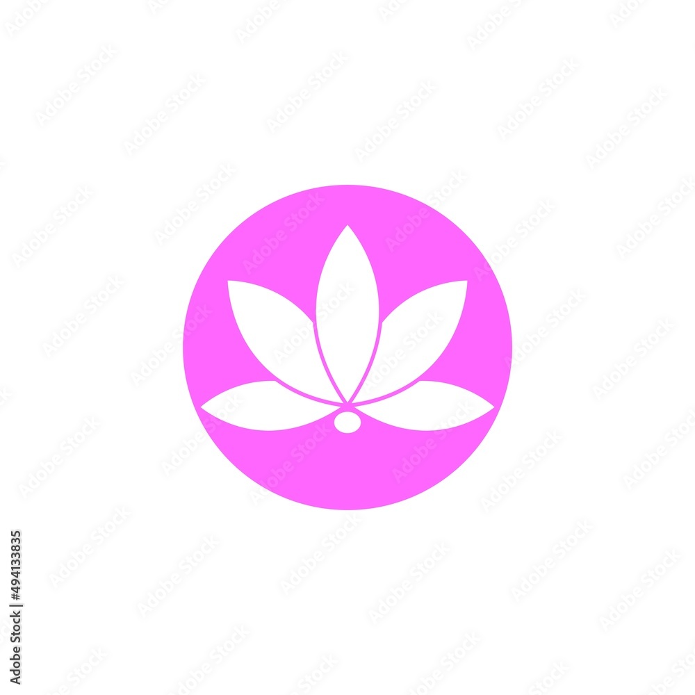 lotus flower icon vector illustration lotus flower icon vector illustration