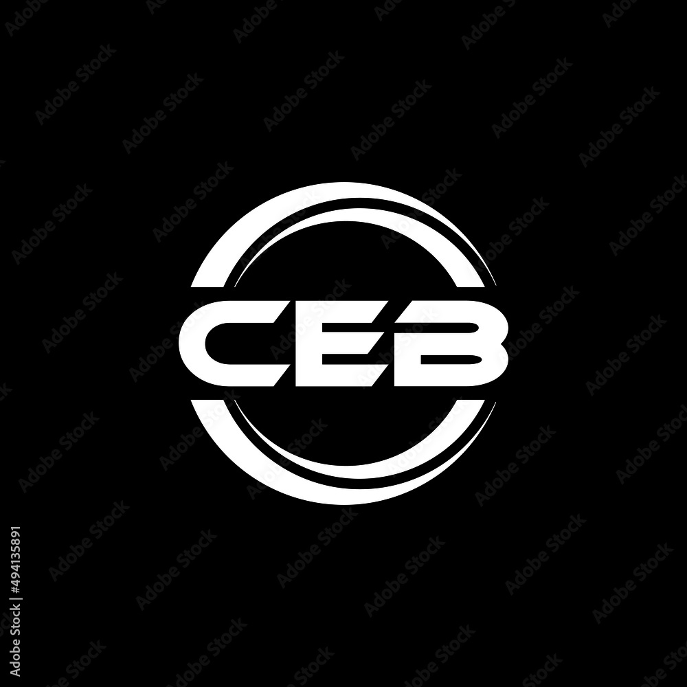 CEB letter logo design with black background in illustrator, vector logo modern alphabet font overlap style. calligraphy designs for logo, Poster, Invitation, etc. CEB letter logo design with black background in illustrator, vector logo modern alphabet font overlap style. calligraphy designs for logo, Poster, Invitation, etc.