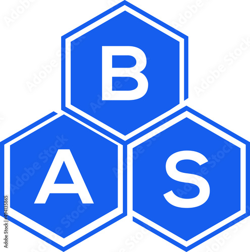 BAS letter logo design on White background. BAS creative initials letter logo concept. BAS letter design. 