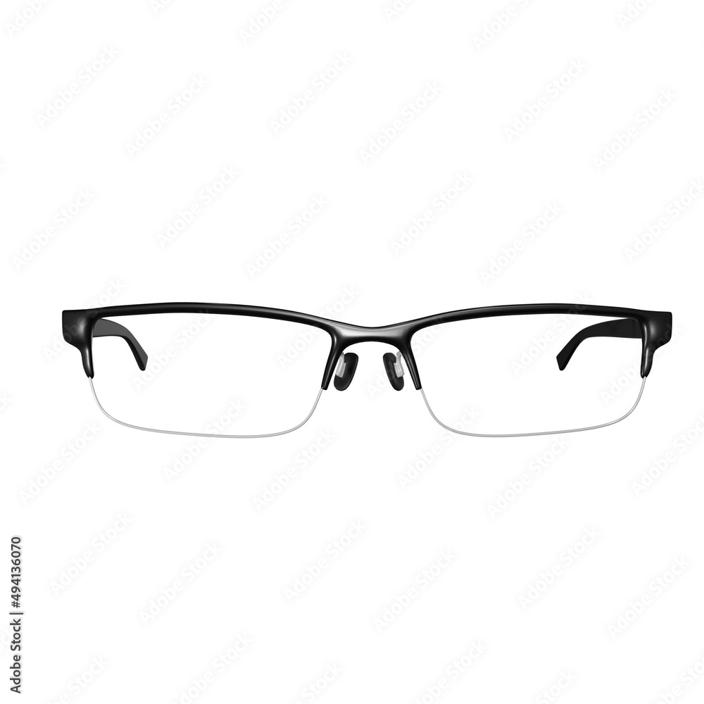 Round glasses with black frames Round glasses with black frames
