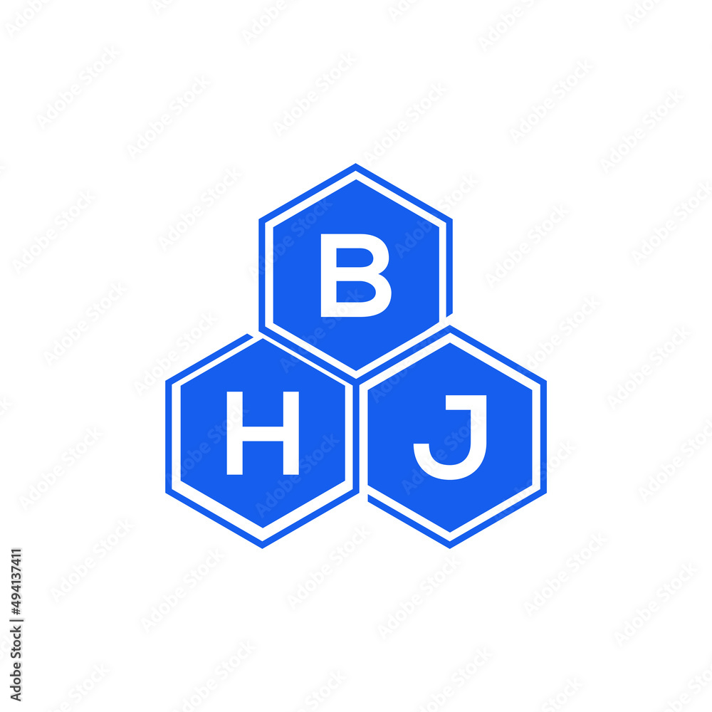 BHJ letter logo design on White background. BHJ creative initials letter logo concept. BHJ letter design. BHJ letter logo design on White background. BHJ creative initials letter logo concept. BHJ letter design.