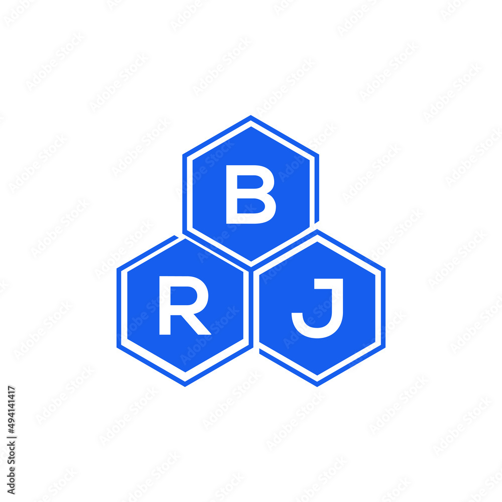 BRJ letter logo design on White background. BRJ creative initials letter logo concept. BRJ letter design. BRJ letter logo design on White background. BRJ creative initials letter logo concept. BRJ letter design.