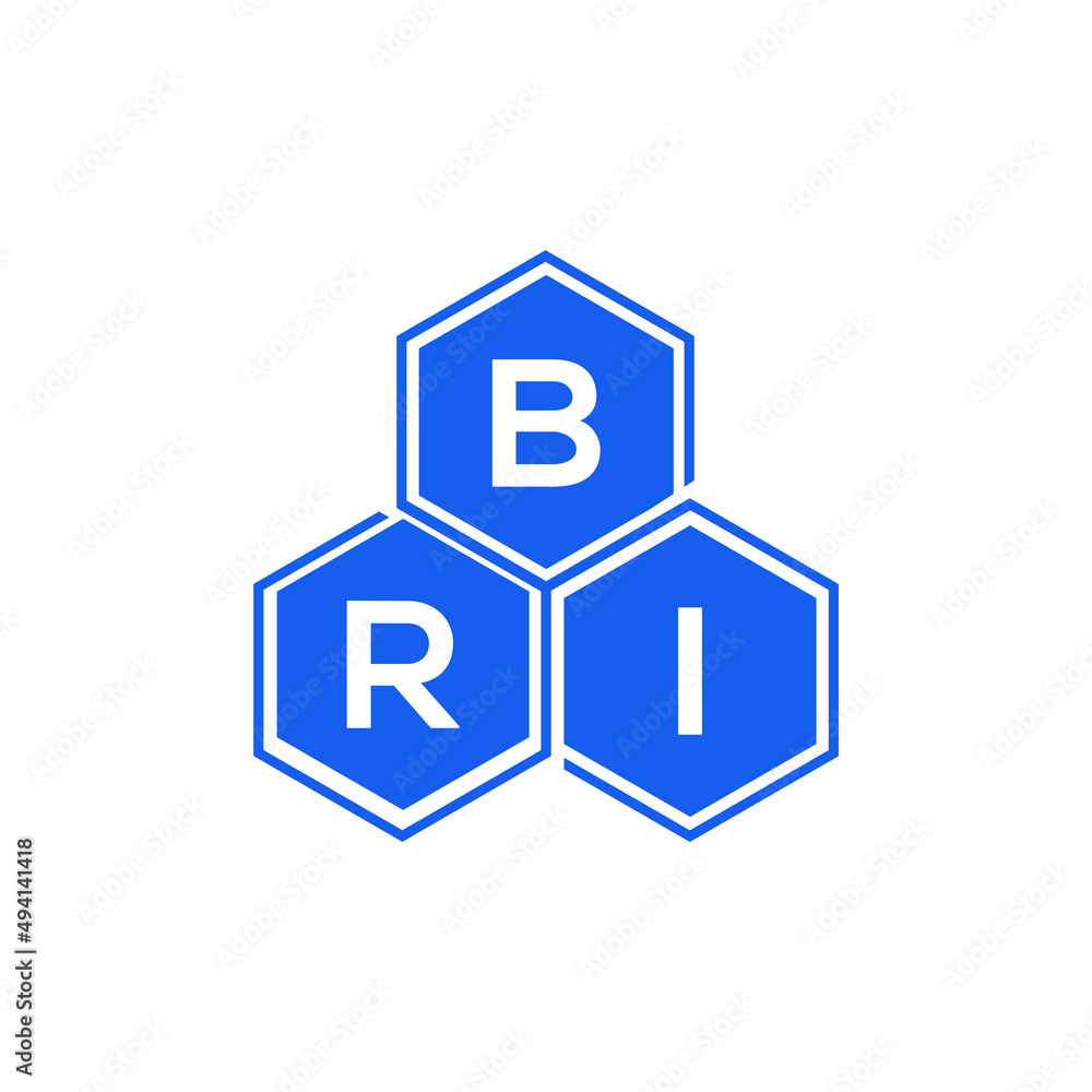 BRI letter logo design on White background. BRI creative initials letter logo concept. BRI letter design. BRI letter logo design on White background. BRI creative initials letter logo concept. BRI letter design.