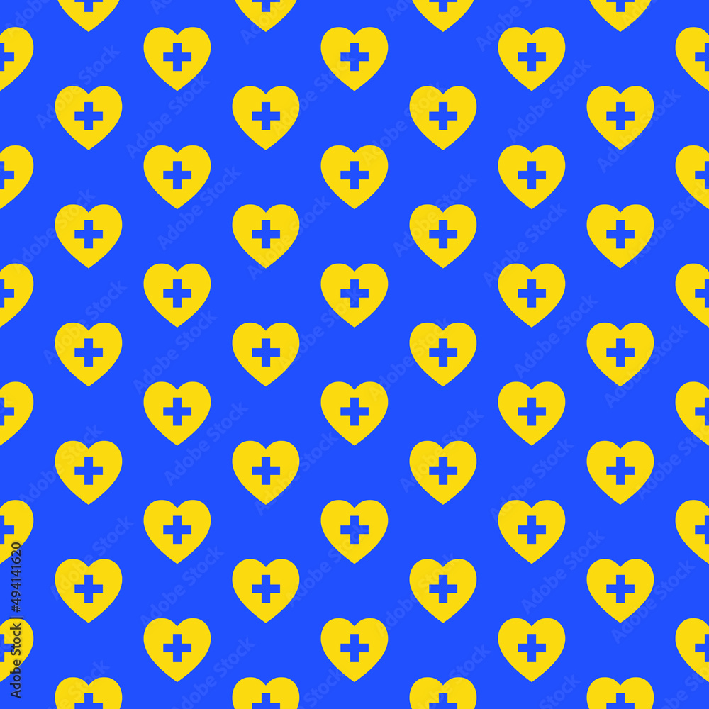 Yellow hearts pattern on blue background. Graphic yellow hearts with
a cross on a blue backdrop. Love symbols on Valentine's day. Yellow hearts pattern on blue background. Graphic yellow hearts with
a cross on a blue backdrop. Love symbols on Valentine's day.