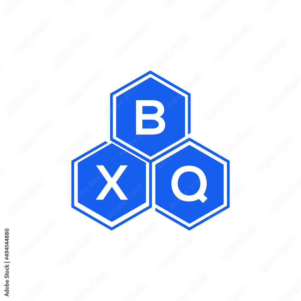 BXQ letter logo design on black background. BXQ creative initials letter logo concept. BXQ letter design. BXQ letter logo design on black background. BXQ creative initials letter logo concept. BXQ letter design.